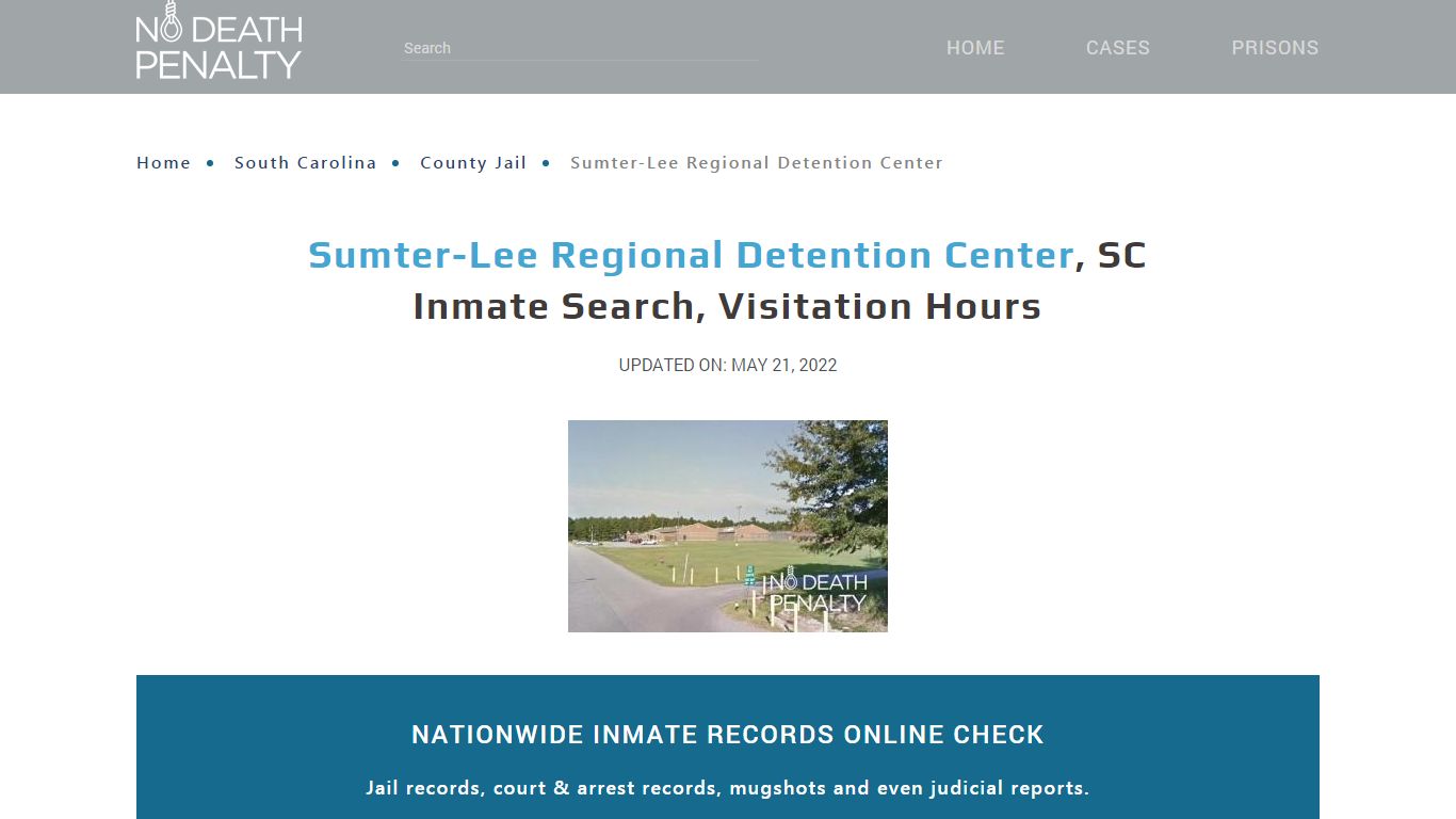 Sumter-Lee Regional Detention Center, SC Inmate Search ...